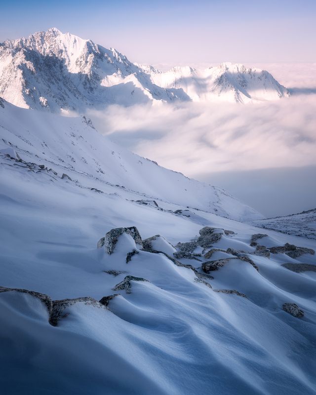 Морозное утро фото превью