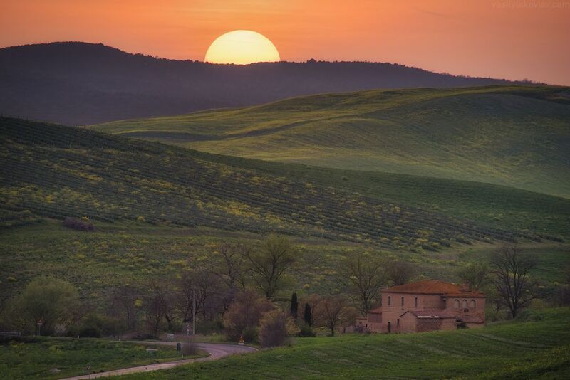 фототур, италия, тоскана Вечер в Тоскане фото превью