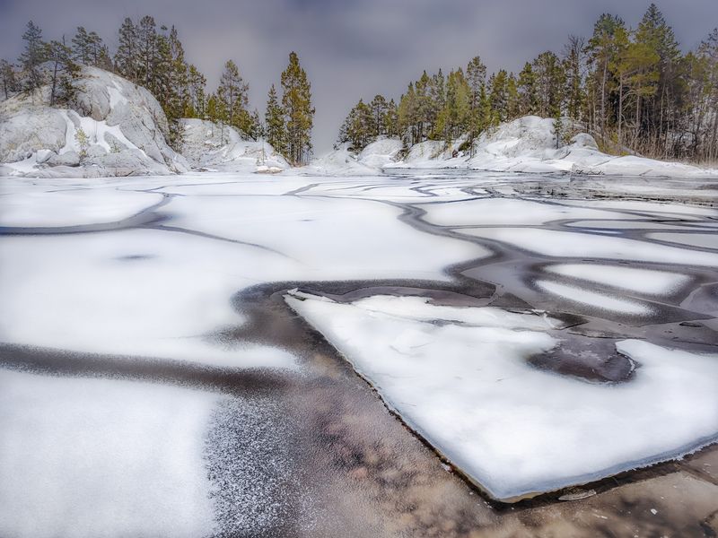 Перволедье на Ладоге фото превью