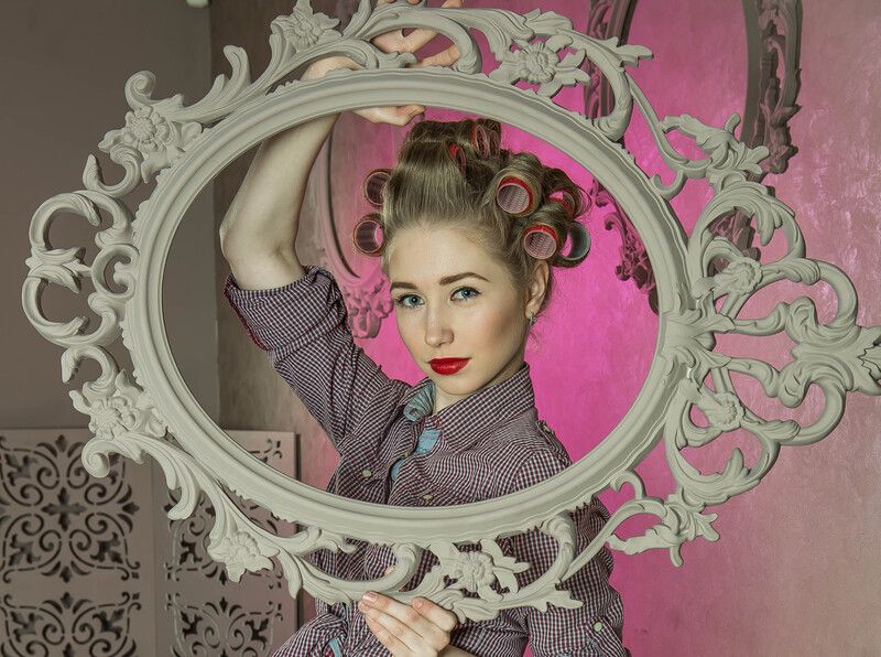 Портреты с рамой фото превью