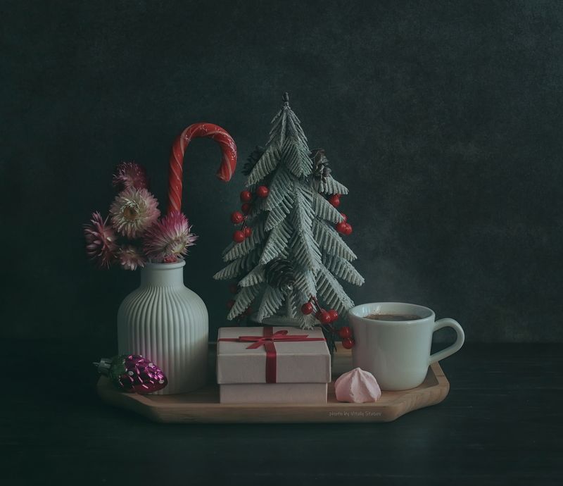 натюрморт, рождественский натюрморт, новогодний натюрморт, christmas still life, new year\\\\\\\'s still life, holiday, new year, christmas Предновогодний фото превью