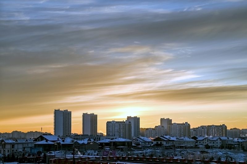 Зимнее утро фото превью