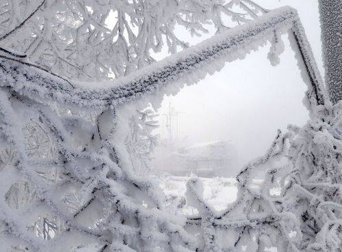 В снежной рамочке