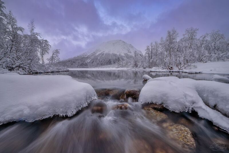 кольский полуостров Малый Вудъявр в ноябре фото превью