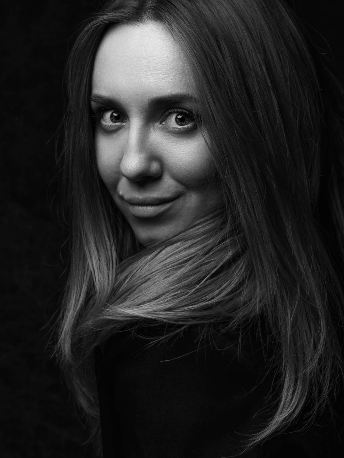 женский портрет чб глаза взгляд, Тимошевский Антон