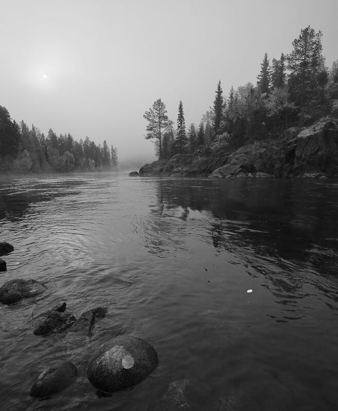 карелия, паанаярви, осень. Течение осени. фото превью
