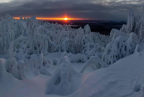 Закат на Полюде