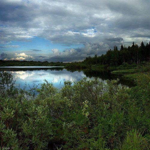 вечер севера