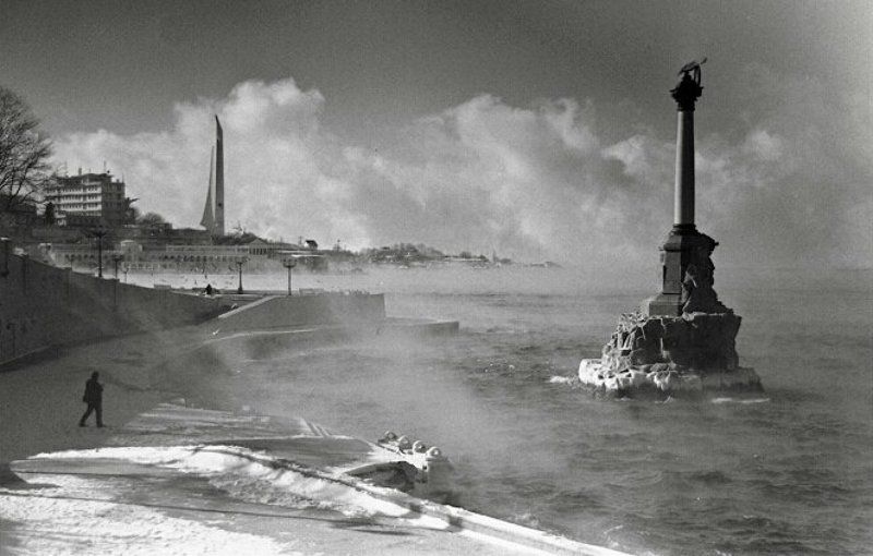 плёнка , юпитер 8 , Морозная набережная фото превью