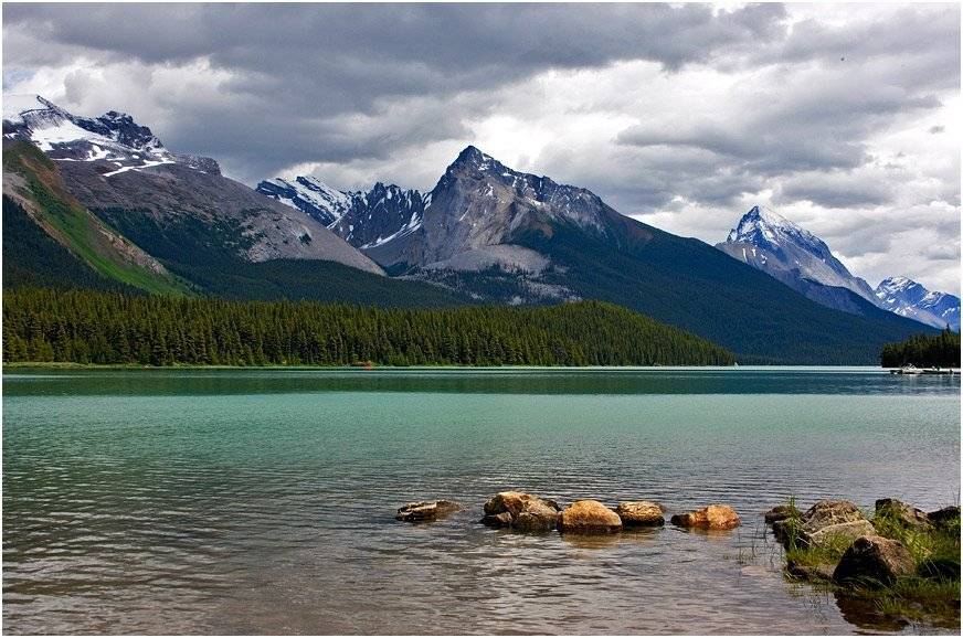 озеро, канада, альберта, valemi