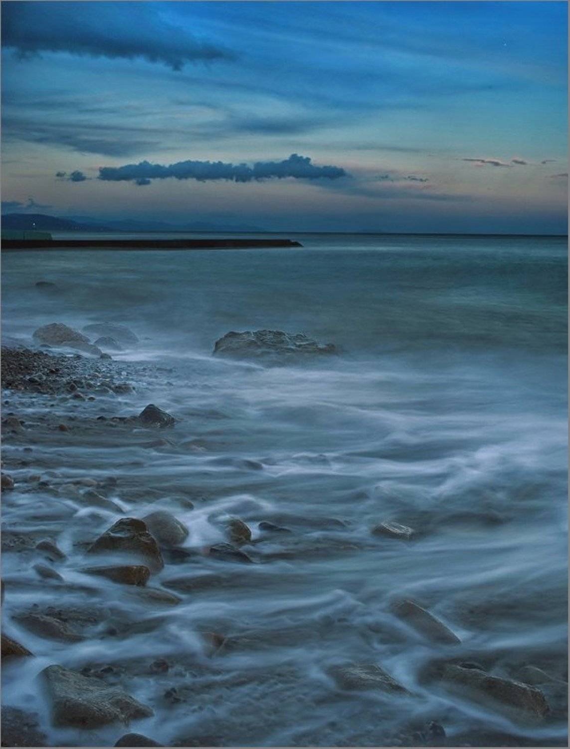 море, вечер, крым, Владимир Метцгер