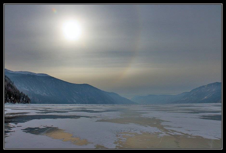 алтай, телецкое, озеро, гало, Юрий Фролов