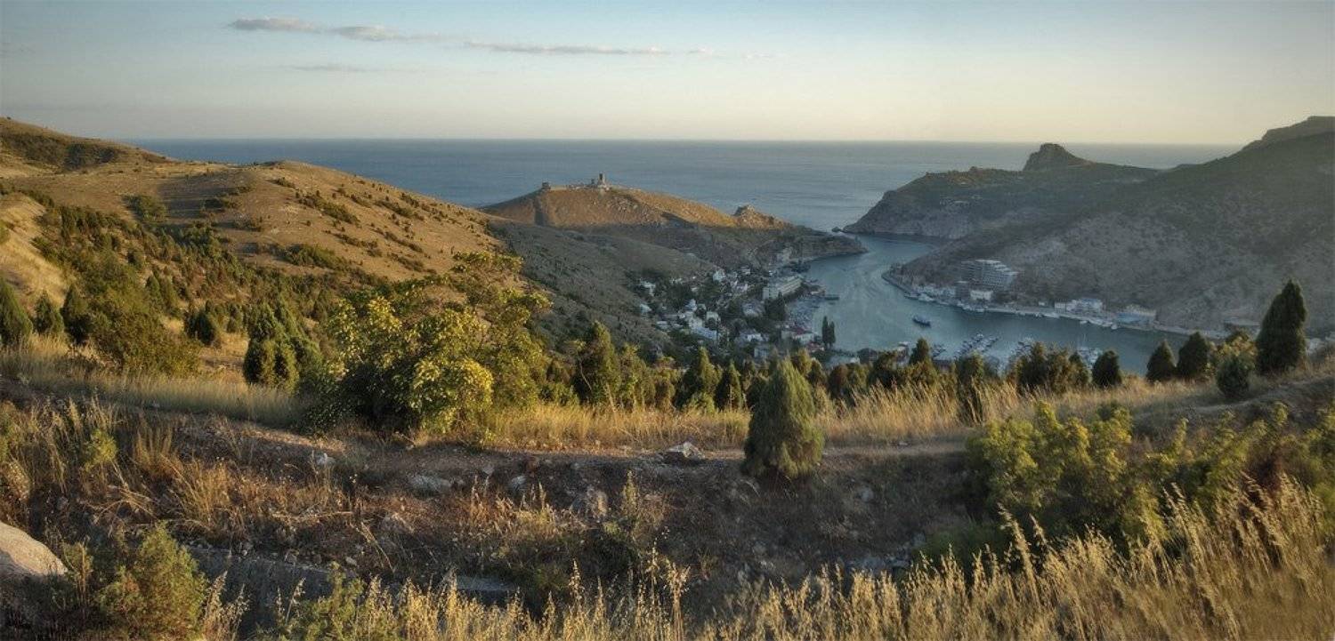 крым, панорама, природа, пейзаж, крым, балаклава, море, Piligrim