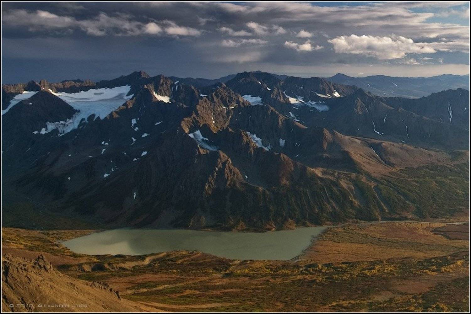 горы,облака,долина,камчатка, Александр Лицис