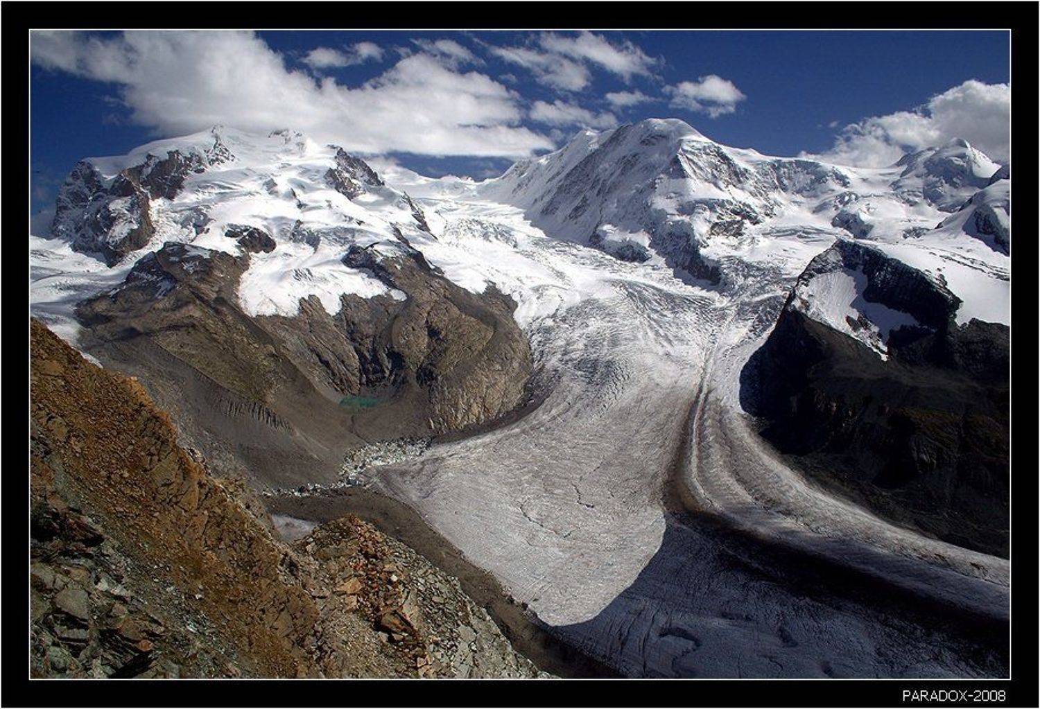 switzerland, альпы, леднк, горнер, горы, букет, облака, paradox, PARADOX