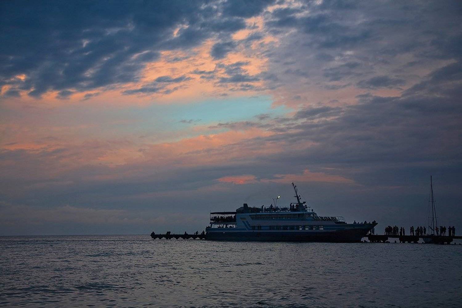 море, закат, tolyan139