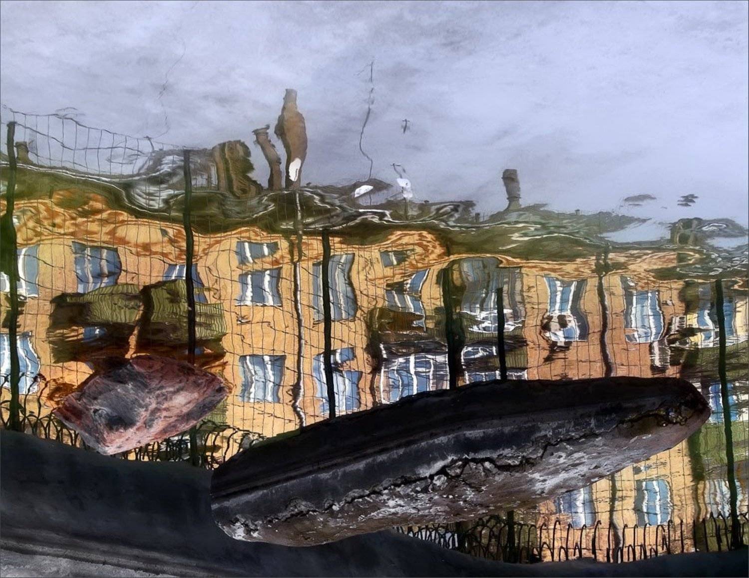 лужа отражение весна, nadyk