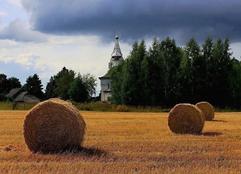 село, осень,волга Сёла на волжском берегу (1) фото превью