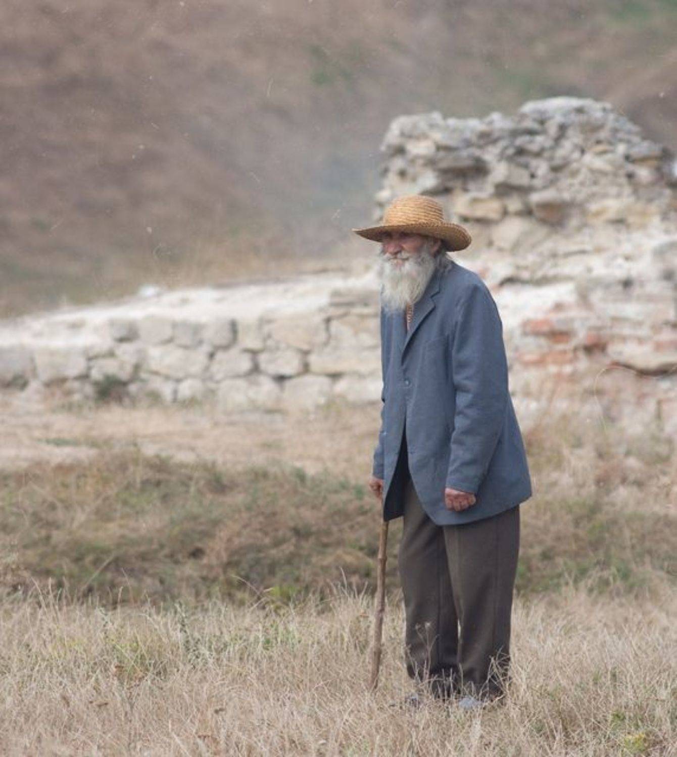 дед, шляпа, борода, mikedrebet