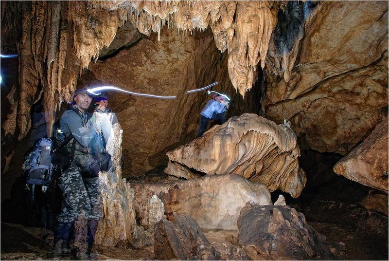 пещера,горы,скалы,подземелье Пещерные обитатели фото превью