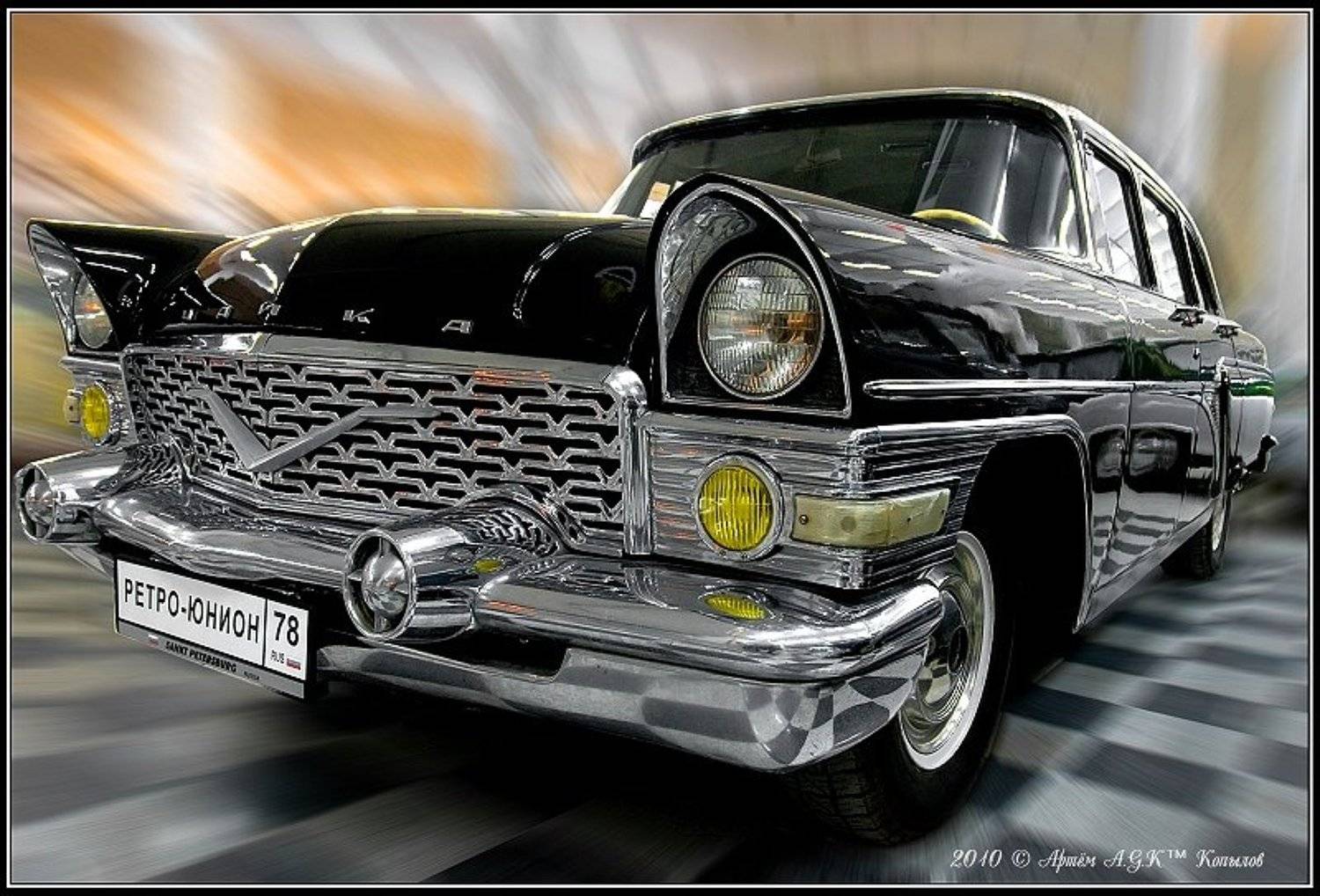 выборг, музей, газ-13, "чайка", авто, автомобиль, ретро, движение, Артём A.G.K&trade; Копылов