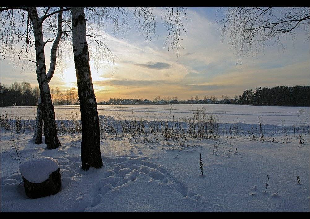 зима, вечер, Тарасов Алексей