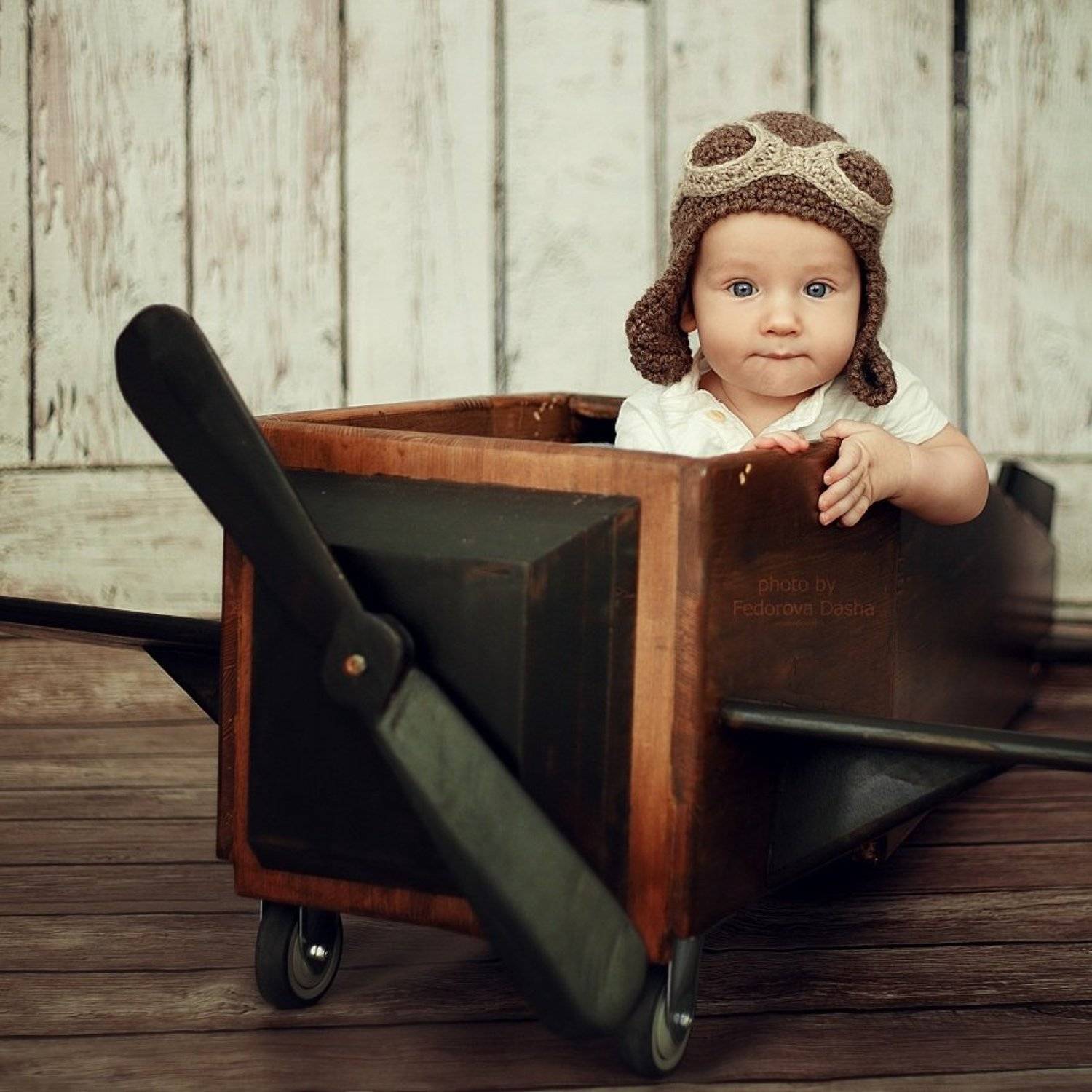 дети ребенок мальчик самолет портрет студия, Фёдорова Дарья