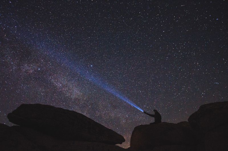 аракуль, шиханы, челябинская область, россия, урал, звезды, млечный путь, галактика, звезда, камни, пейзаж Кто ищет, тот найдет ... фото превью