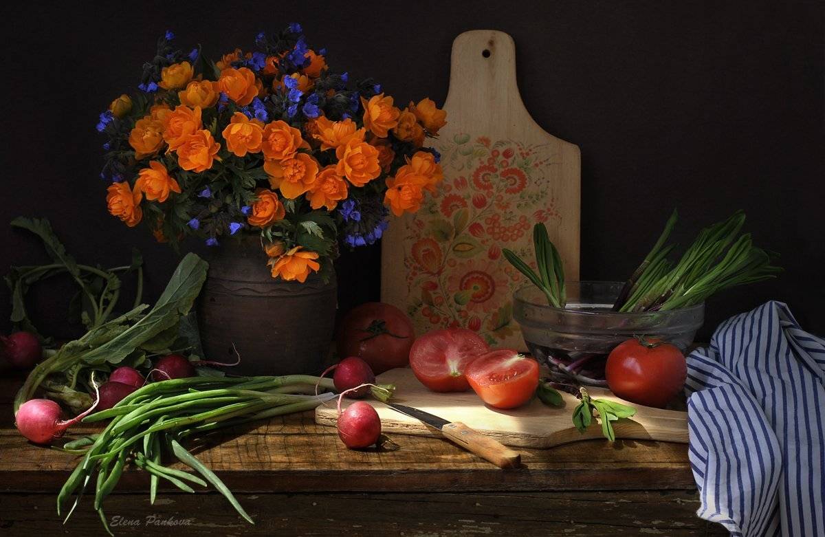 огоньки, весна, цветы, черемша, дачный, , Elena Pankova