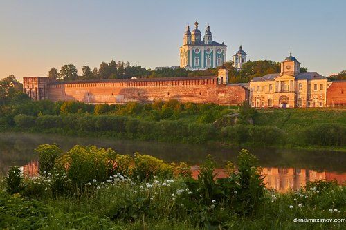 Утро в городе на Днепре