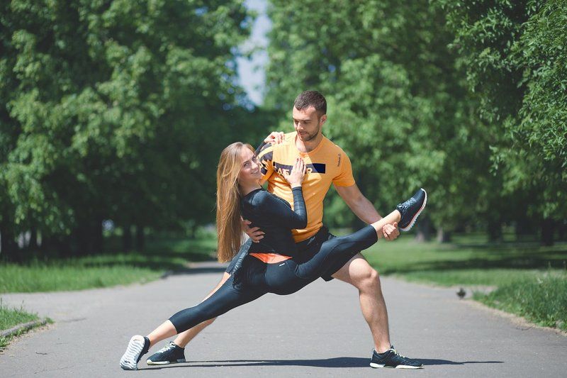 Спорт, семья, пара, любовь, lovestory В семье важна поддержка ;-) фото превью