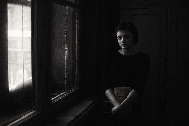 b\\w, girl Анна фото превью