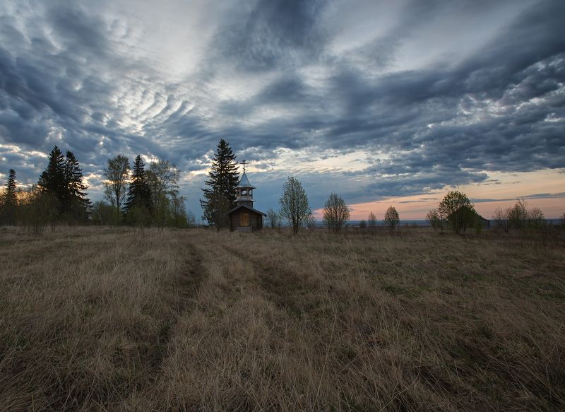 Небо озеро, Часовня ... фото превью
