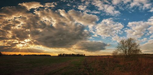 Краски весеннего заката