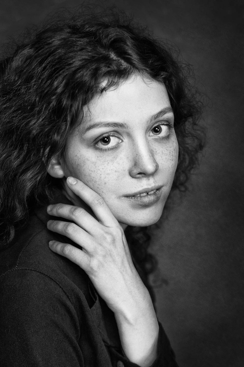лицо, портрет, студия, печать, взгляд, кудри, веснушки, милая , девушка, Ведмеденко Оксана