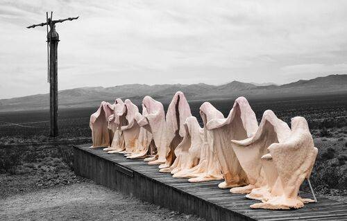 Тайная вечеря. Город призрак Райолит, Невада, Мёртвая долина