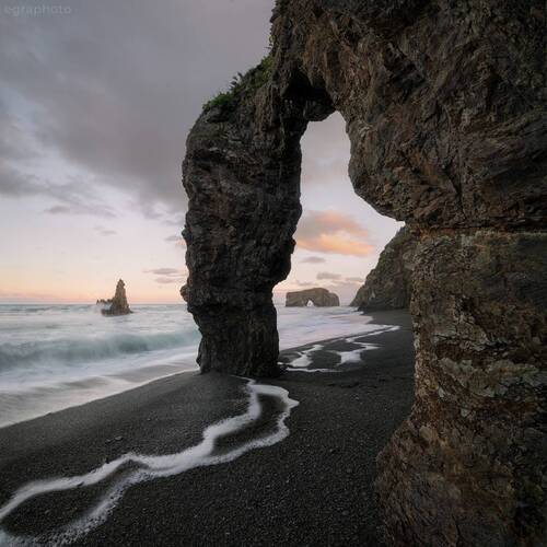 Сахалин - мыс Птичий - арка