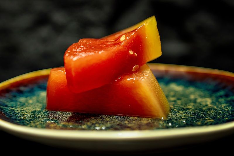 еда, мировой, закусон Это забытый солёно мочёный арбуз, вкуснота фото превью