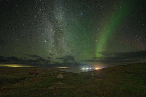 Ночные пейзажи полуострова Рыбачий