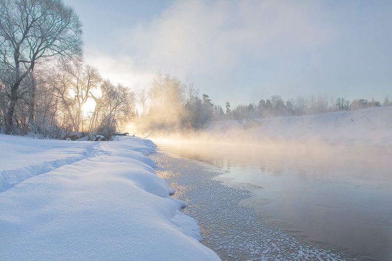 Морозное утро. фото превью
