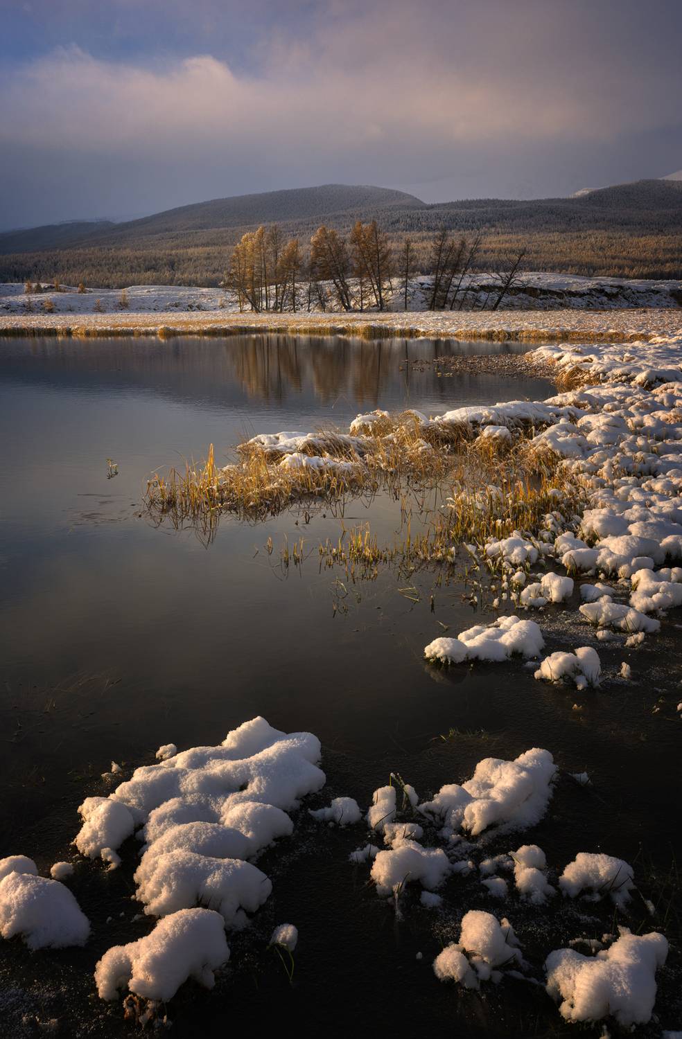 #алтай #джангысколь #озера алтая #осень алтай #первый снег, Олег Герасимов