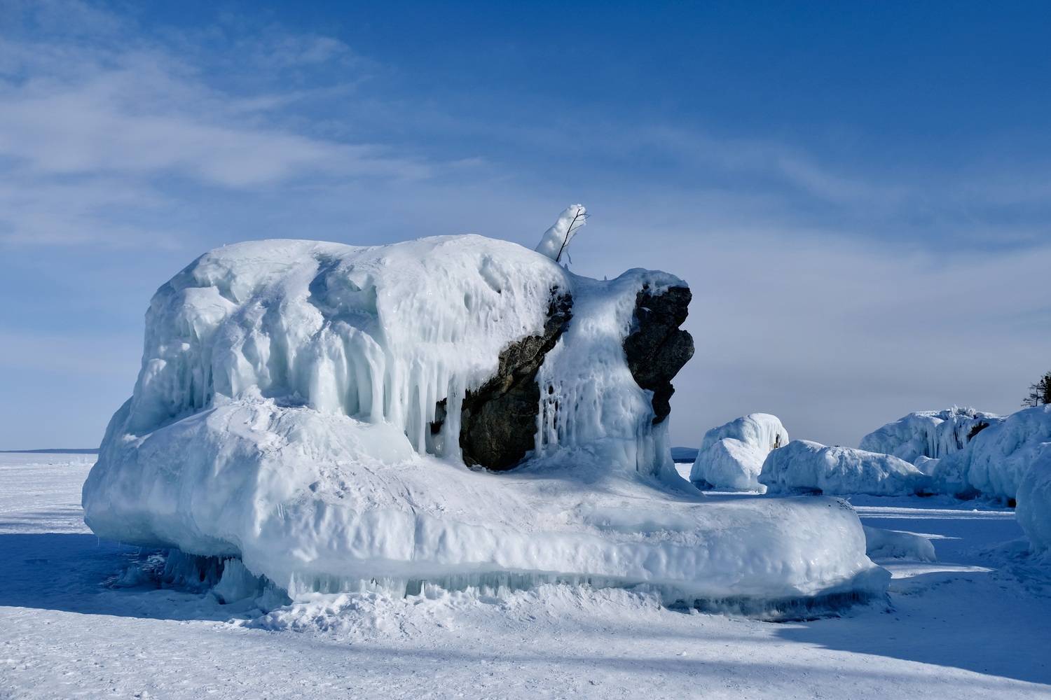 Landscapes, Baikal, Siberia, Ice, Snow, Frost, Cold, , Povarova Ree Svetlana