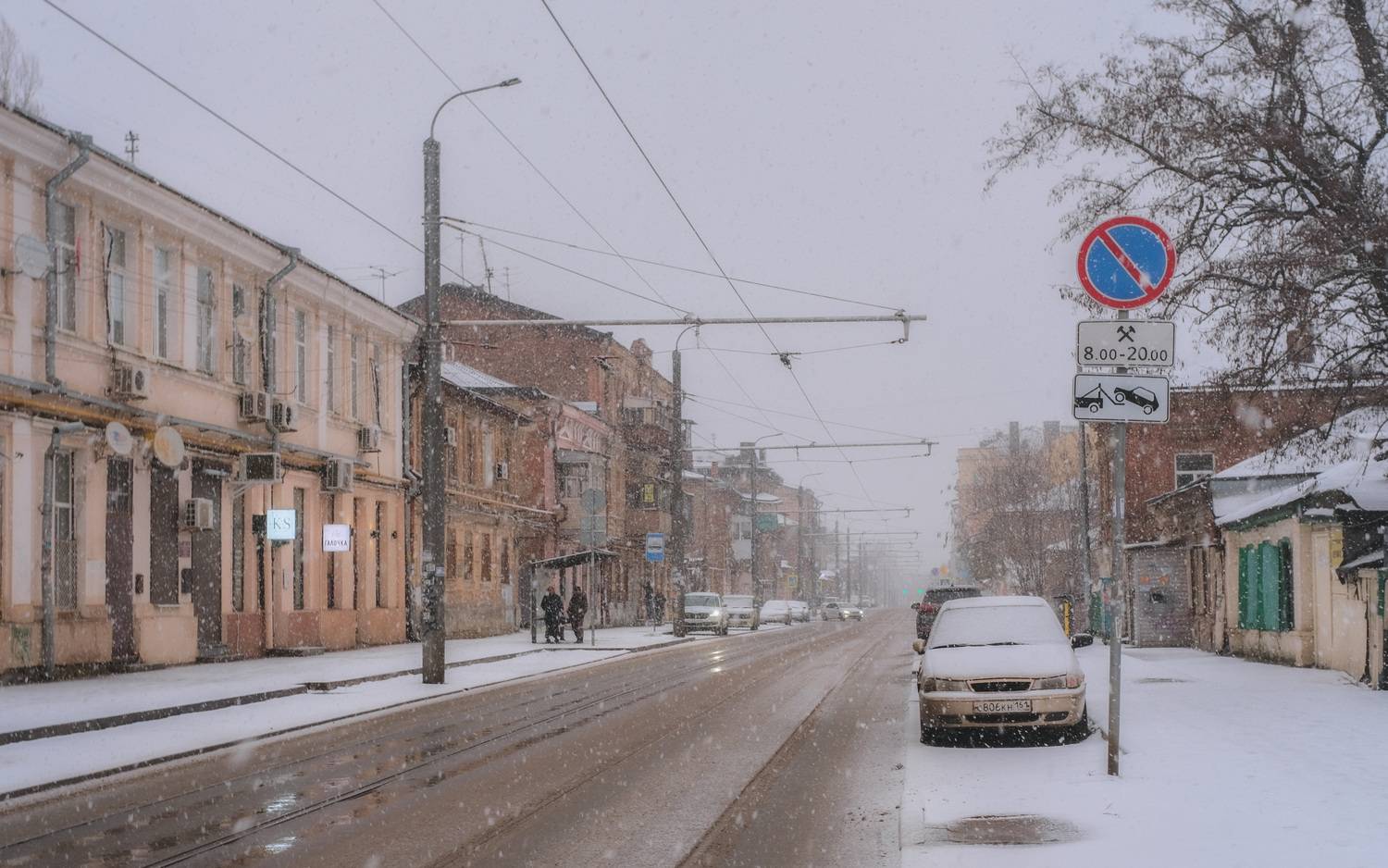 rostov, snowfall, old, city, winter, frozen, weather,, Бугримов Егор