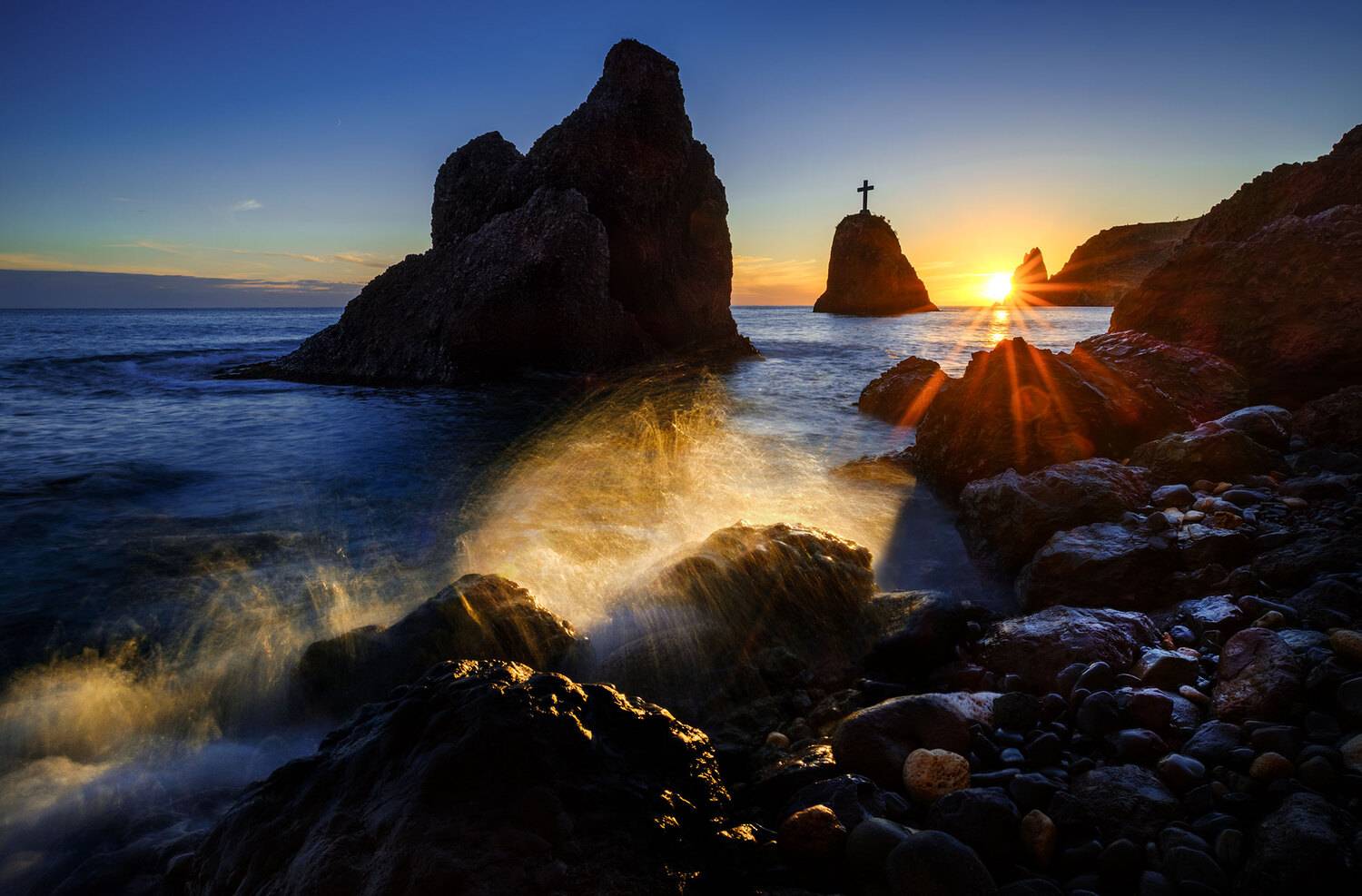 мыс фиолент, крым, закат, море, Владимир Сковородников