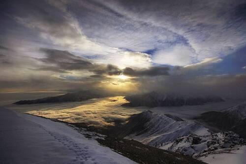 Рассвет с Плеча Уазы