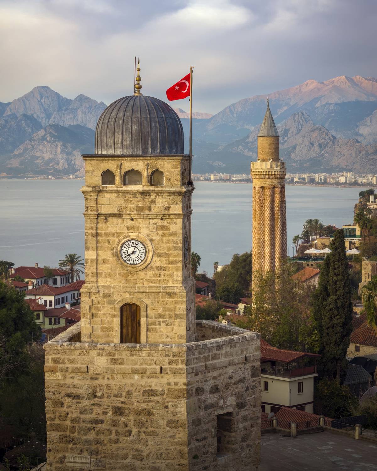 калеичи, часовая башня, турция, анталья, старый город, башня, архитектура, турецкая архитектура, Игорь Юркин