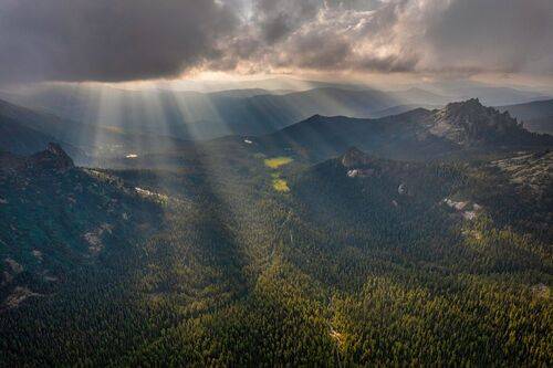 Сумеречный свет в Ергаках
