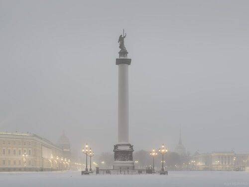 Снежный Петербург