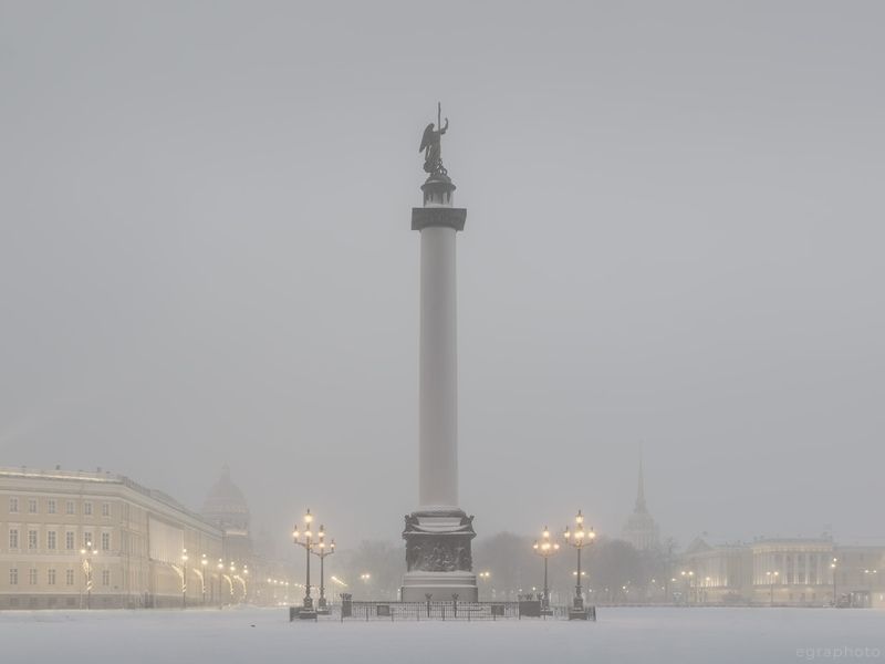 санкт-петербург, спб, питер, россия Снежный Петербург фото превью