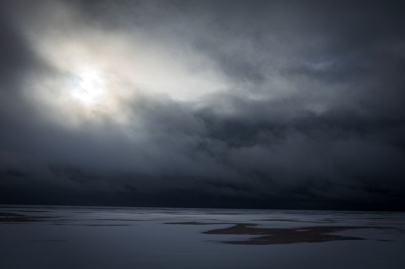 Зимнее солнце фото превью